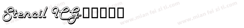 Stencil ICG字体转换